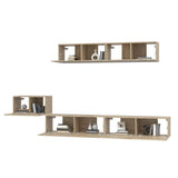 5 Piece TV Cabinet Set Sonoma Oak Engineered Wood 3114432