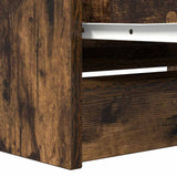 TV Cabinet Smoked Oak 80x35x54 cm Engineered Wood 861791