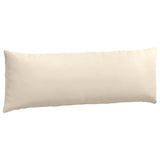 Sofa Pillows 2 pcs Beige 120 x 40 cm Fabric 42013816