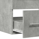 Sink Cabinet Concrete Grey 60x38.5x48 cm Engineered Wood 856224