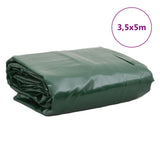 Tarpaulin Green 3.5x5 m 650 g/m 156145
