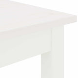 Bar Table White 110 x 55 x 105 cm Solid Pine Wood 892804