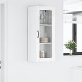 Wall Glass Cabinet LUCCA High Gloss White 40 x 31 x 100 cm 885099