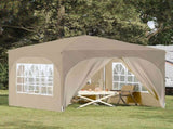 Pop-up Party Tent 290 x 290 x 245 cm Cream 42019867