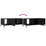 Coffee Table Black 102x50x40 cm Engineered Wood 829309