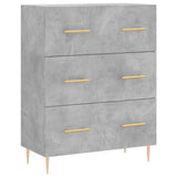 Highboard Concrete Grey 69.5x34x180 cm Engineered Wood 3189369