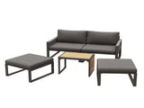 Grey 2-4 Seater Modular Garden Furniture Set Parcel 2 N652P372949G
