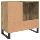 Bathroom Sink Cabinet Artisan Oak 65x33x60 cm Engineered Wood 857230