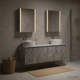 Bathroom Cabinet Set 5 pcs Concrete Grey Engineered Wood 3406450