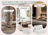 GOMYWAY Convertible Folding Sofa Bed with Pillow, Fold Out Sleeper Chair with Back Support, Tufted W2678P478600