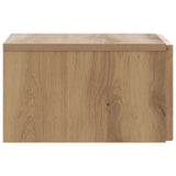 Wall-Mounted Bedside Cabinet 2 pcs Artisan Oak Engineered Wood 898444