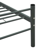 Bed Frame Grey Metal Super King Tough Bed Frame Rectangular 284684