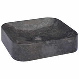 Sink Black 40x40x10 cm Marble 149181