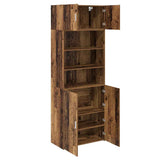 Storage Cabinet Old Wood 80 x 42.5 x 225 cm Engineered Wood 3402818