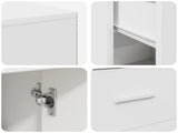 Corner Desk with Drawer White 102 x 88 x 75 cm 3337273