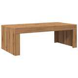 Coffee Table Artisan Oak 102x50x35 cm Engineered Wood 856683