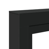 Fireplace Surround Black 100x30x87.5 cm Engineered Wood 854563