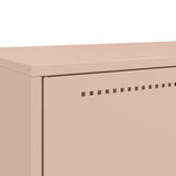 Highboard Pink 68x39x111.5 cm Steel 846609