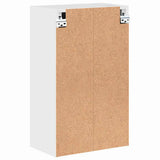 Bathroom Cabinet with Door High Gloss White 30 x 31.5 x 61 cm 883348