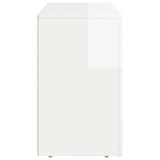 Sideboard High Gloss White 100 x 35 x 59 cm Engineered Wood 891348