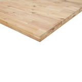 Basin Shelf Wall Mounted Steel and Solid Wood Acacia 3302919