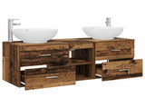 Bathroom Furniture Set 3 pcs Old Wood 49.5 x 44.5 x 65 cm 3405905