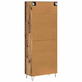 Highboard Old Wood 69.5 x 34 x 180 cm Engineered Wood 3403168