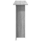 Console Table Grey Sonoma 100 x 30 x 75 cm Engineered Wood 8001180