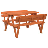 Picnic Table for 4 Kids with Umbrella Solid Wood Fir 3281620