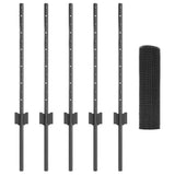 Welded Wire Fence with Post 10 x 0.5 m 3336553