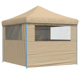 Party Tent Folding Beige 292 x 292 x 315 cm Oxford Fabric 42023566