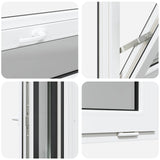 Basement Window Internal Colour White RISOR 60 x 40 cm 42047345