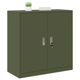 Storage Cabinet Olive Green 90 x 40 x 90 cm Steel 891644