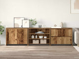 Sideboard 3 pcs Old Wood 70 x 41 x 75 cm Engineered Wood 3393156