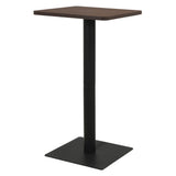 Bistro Table Dark Ash 50x50x107 cm 321923