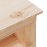 Hall Bench 160x28x45 cm Solid Wood Pine 837379