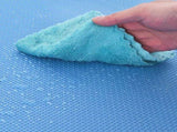 Pool Ground Mat 16 pcs 235 cm Round EVA Foam Blue 42042635