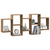 ZNTS Wall Shelf Artisian Oak 159x18x65 cm Engineered Wood 853217