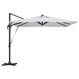 Roma Parasol Beige 286 x 284 x 270 cm Aluminium and Polyester 42003351