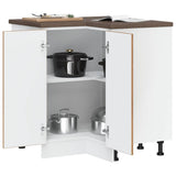 Kitchen Corner Base Cabinet Porto Old Wood Engineered Wood 853995