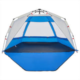 Beach Tent 3-Person Azure Blue Quick Release Waterproof 4005311