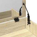 Dressing Table and Stool Sonoma Oak 60x40x113.5 cm 848215