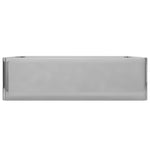 ZNTS Wash Basin 41x30x12 cm Ceramic Silver 143495