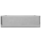ZNTS Wash Basin 41x30x12 cm Ceramic Silver 143495