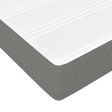 Pocket Spring Bed Mattress Medium Dark Grey 183x213x20 cm California King 347895