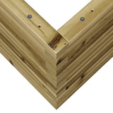 Garden Planter 90x40x45.5 cm Impregnated Wood Pine 847272