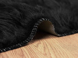 Faux Sheepskin Rug Tafalla Black 120 x 170 cm Polyester 42021570