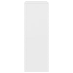Sideboard with 6 Drawers White 50x34x96 cm Engineered Wood 800666