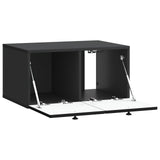 Wall-Mounted TV Cabinet Black 59.5 x 41 x 30 cm Engineered Wood 897996