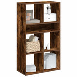 Book Cabinet Smoked Oak 66x31x112 cm Engineered Wood 860305